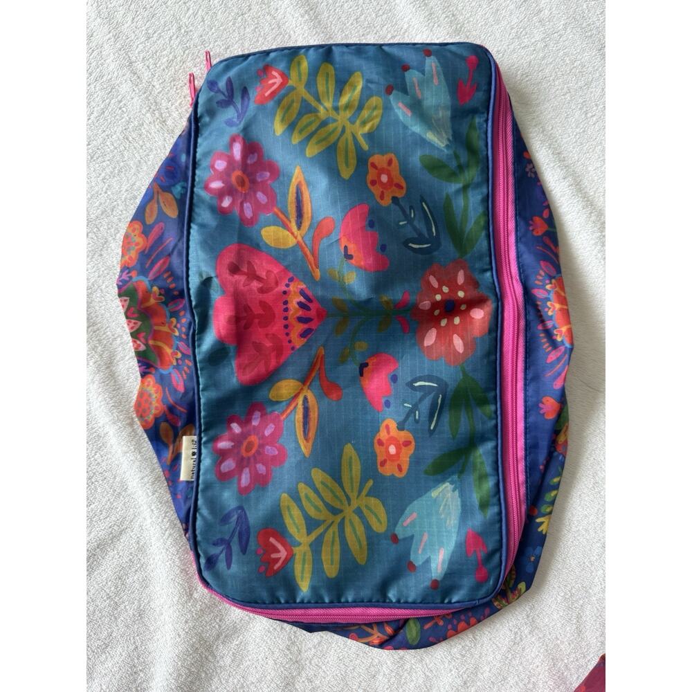Boho Floral Colorful Packing Cubes Organizer Bags Compression Suitcase Travel 4 - Picture 10 of 11